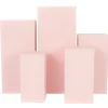 Spandex Covers for Square Metal Pillar Pedestal Stands 5 pcs/set - Pink