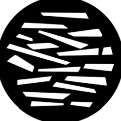 Splinters - Stock Gobo for Gobo Light Projectors - Choose your size!