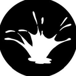 Splosh - Stock Gobo for Gobo Light Projectors - Choose your size!