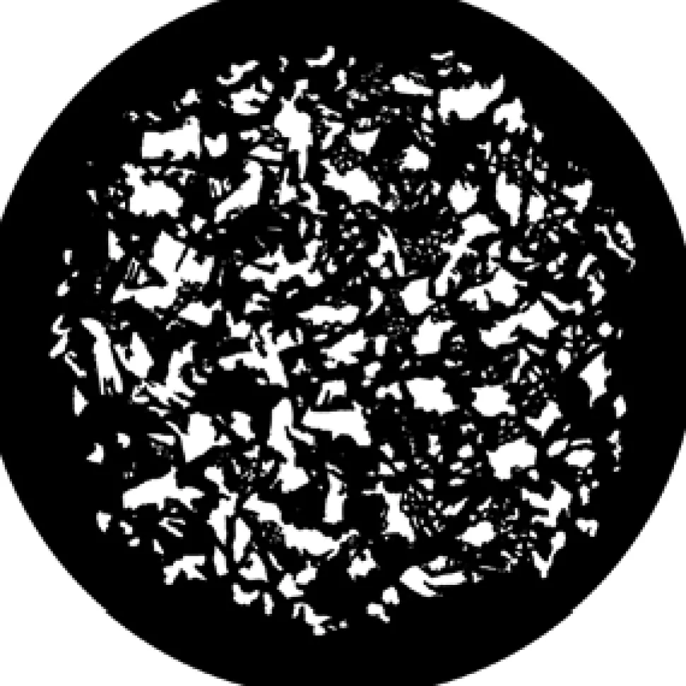 Sponged - Stock Gobo for Gobo Light Projectors - Choose your size!