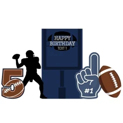 Sports - American Football Foam Core Birthday Backdrop Kit by PopScene™