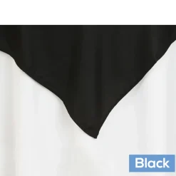 54" Square 200 GSM Polyester Tablecloth / Overlay - Black