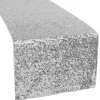 Standard Sequin Table Runner by Eastern Mills - Silver