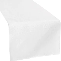 Standard Sequin Table Runner by Eastern Mills - White