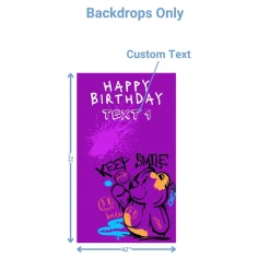 Street Graffiti Foam Core Birthday Backdrop Kit by PopScene™