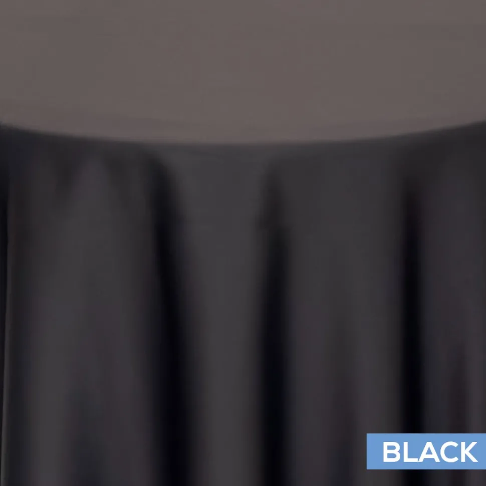 Sunset Dimout Tablecloth by Eastern Mills - Black - Many Size Options