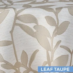 Taupe Elf Leaf Tablecloth by Eastern Mills - Many Size Options