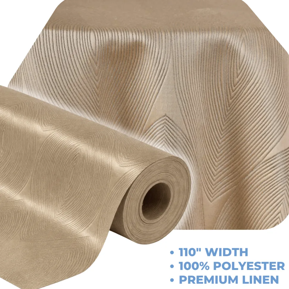 Taupe Sombra by the Yard - 110" Width