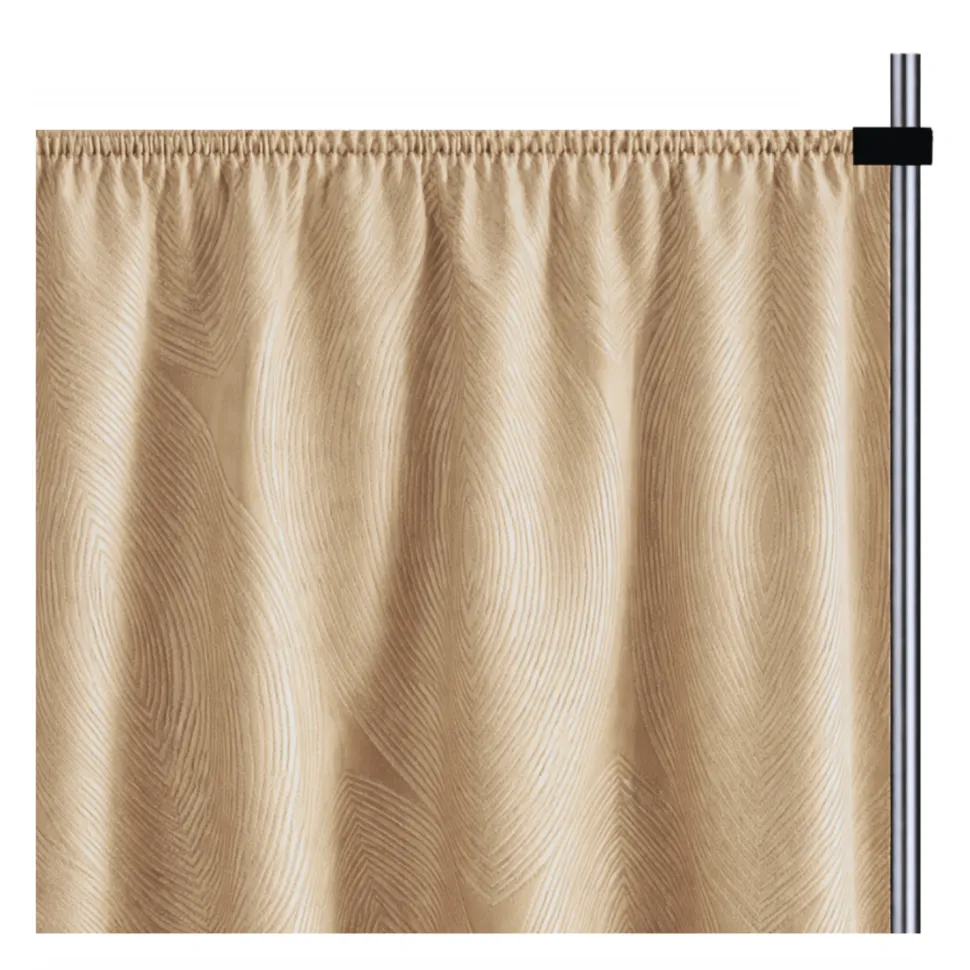 Taupe Sombra Curtain Panel w/ 4" Rod Pocket - 110" Wide - Many Size Options