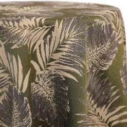 Teal/Lime - Tahiti Tablecloths - DOUBLE-SIDED - MANY SIZE OPTIONS