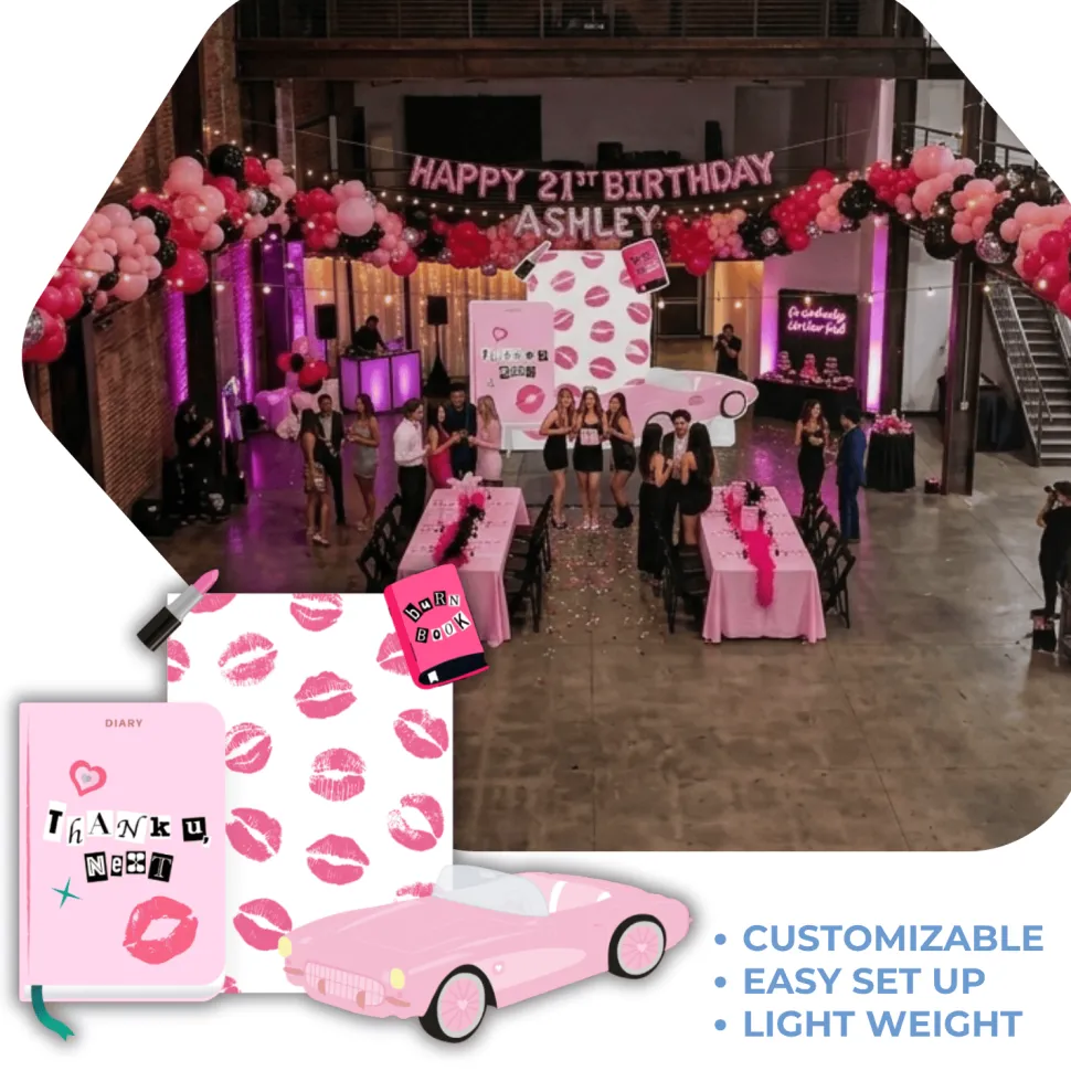 Thank U, Next Foam Core Backdrop Kit by PopScene™