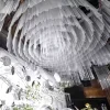 The Double Ruffle™ Tulle Hanging Ceiling Drape - Choose Size
