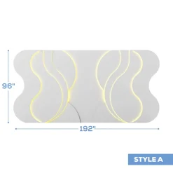 The 3D Ripplewave™ LED Wave Wall - 8ft x 16ft