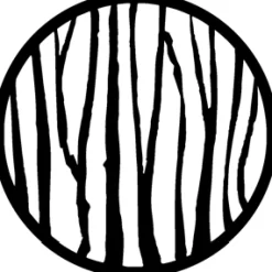 Three Sisters Birch 2 - Stock Gobo for Gobo Light Projectors - Choose your size!