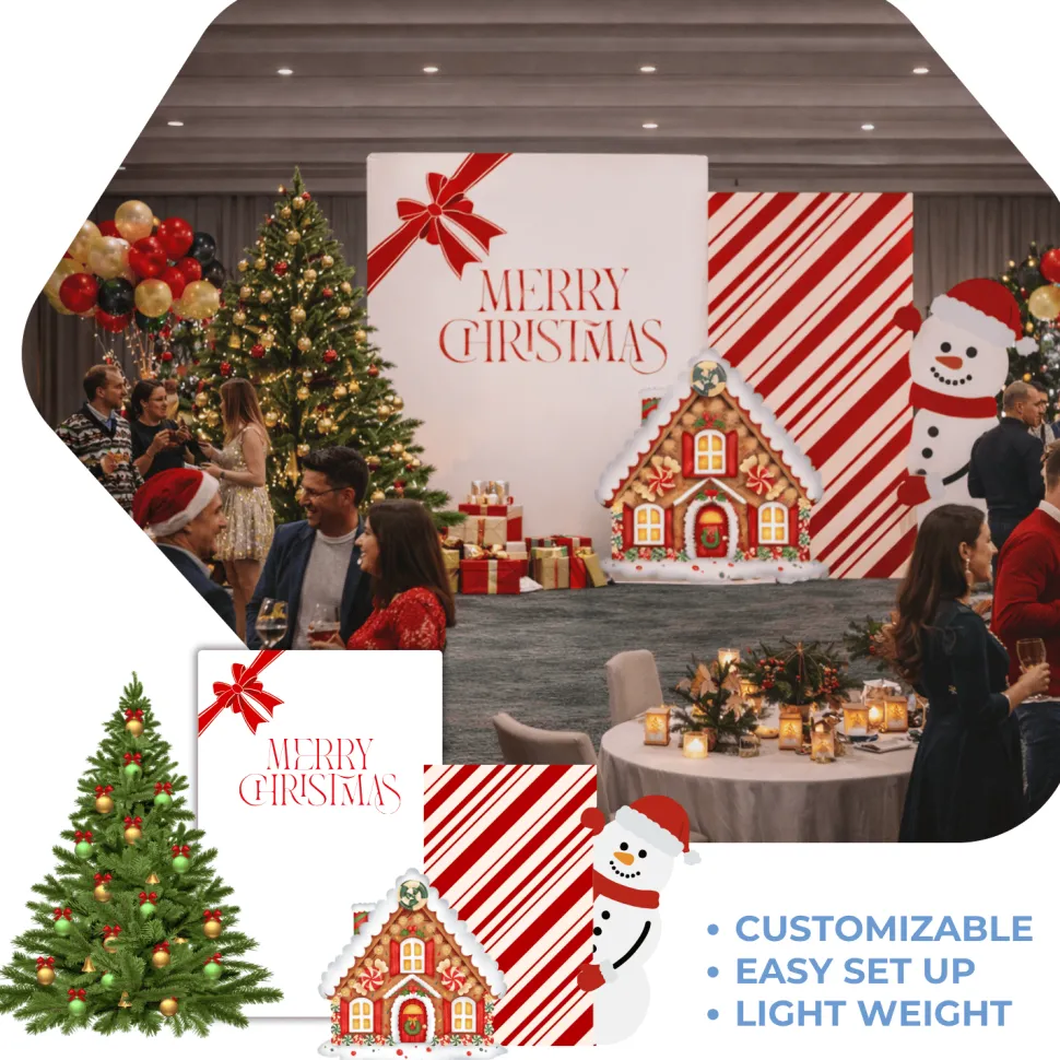 Tis' The Season Foam Core Backdrop Kit by PopScene™