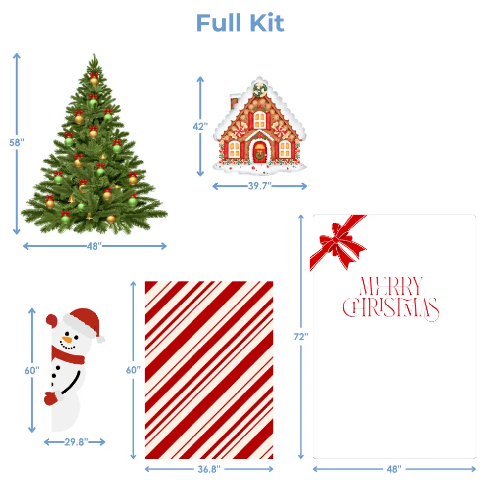 Tis' The Season Foam Core Backdrop Kit by PopScene™