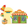 Toy Shop Foam Core Backdrop Kit by PopScene™