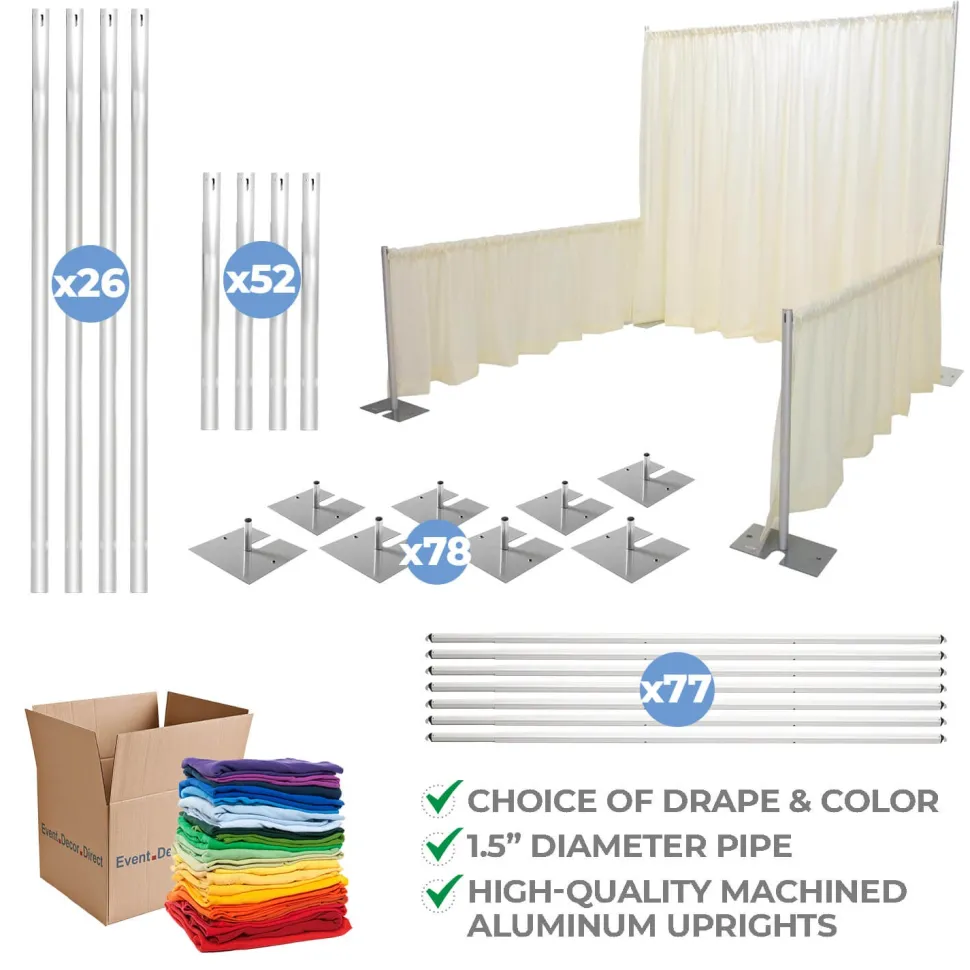 Trade Show Booth Package - 50 "Back-to-Back" Trade Show Booths