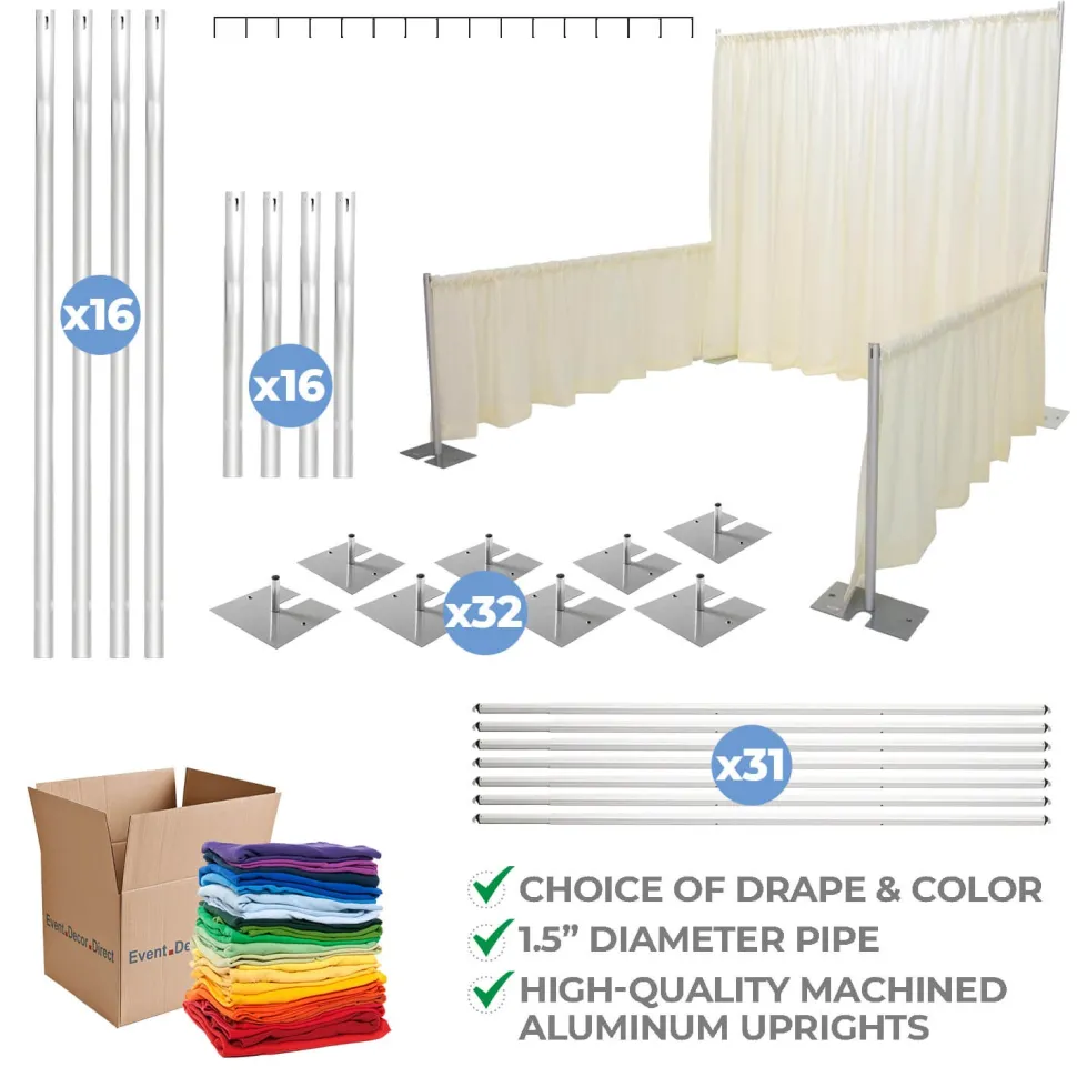 Trade Show Booth Package - 15 "In Line" Trade Show Booths