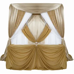 Traditional Theme Pro-Designed Backdrop or 4 Post Canopy Kit - 6ft-10ft Tall