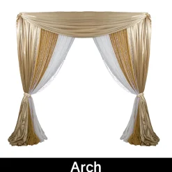 Traditional Theme Pro-Designed Backdrop or 4 Post Canopy Kit - 6ft-10ft Tall