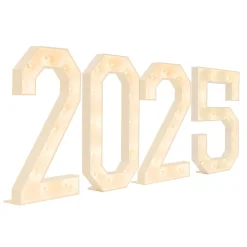 Traditional Wood Marquee "2025"