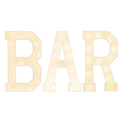 Traditional Wood Marquee "BAR"