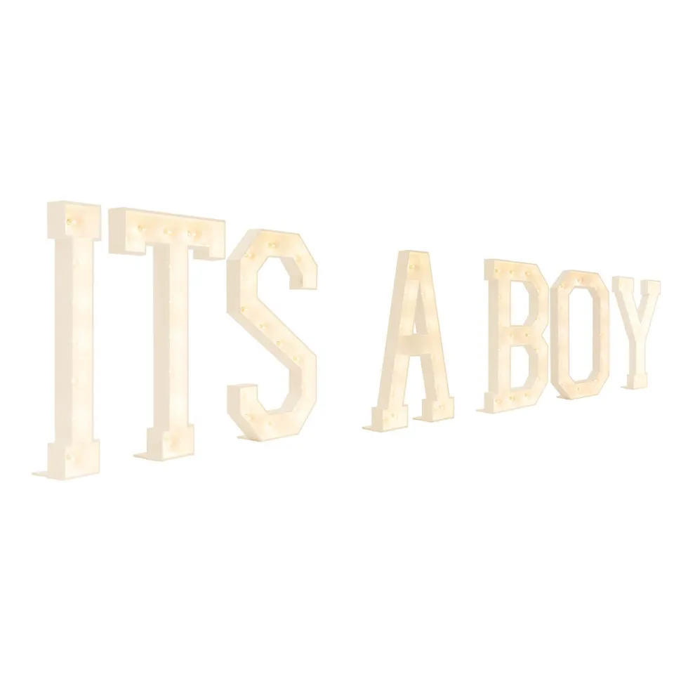 Traditional Wood Marquee "ITS A BOY"