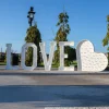 Traditional Wood Marquee "LOVE"