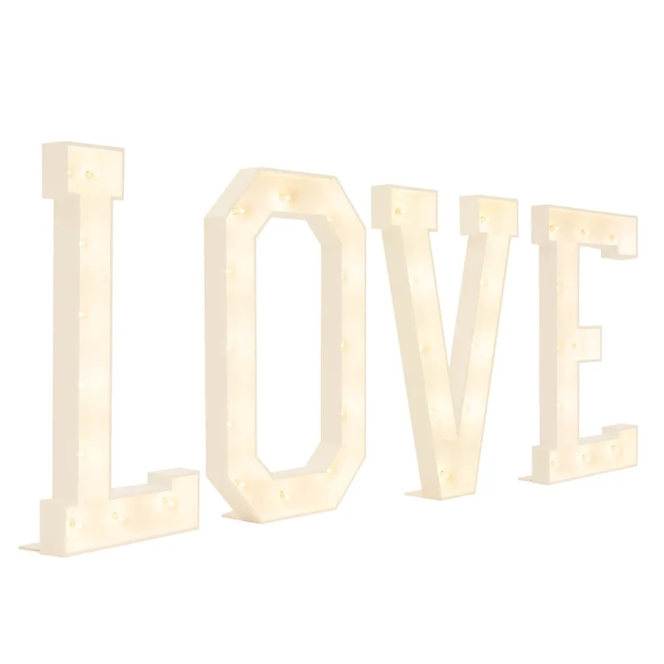 Traditional Wood Marquee "LOVE"