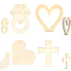 Traditional Wood Marquee Numbers & Symbols