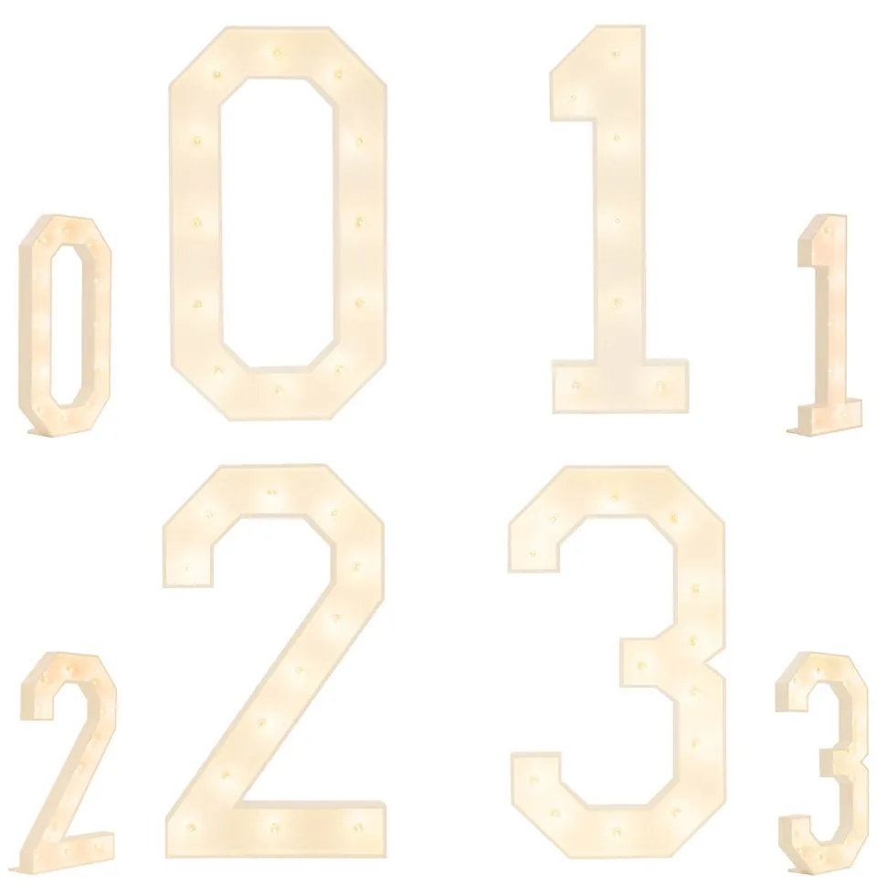 Traditional Wood Marquee Numbers & Symbols