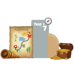 Treasure Hunt Foam Core Birthday Backdrop Kit by PopScene™