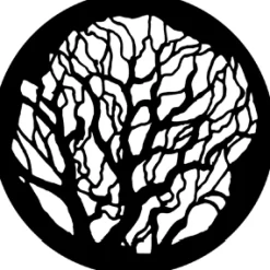 Tree 2 - Stock Gobo for Gobo Light Projectors - Choose your size!