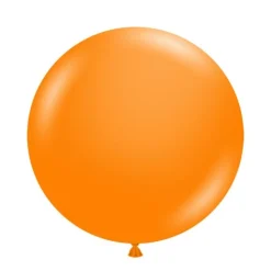 TUFTEX Crystal Tangerine Balloon - 11 inch