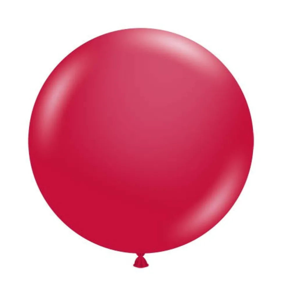 TUFTEX Metallic Starfire Red Balloon - 11 inch