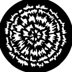 Tye Dye - Stock Gobo for Gobo Light Projectors- Choose your size!