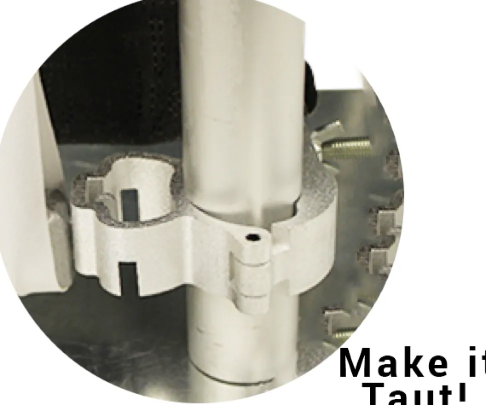 2 Universal Drape Support Clamp - Pair