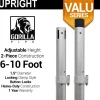 Valu Series - 6-10ft Adjustable Slip-Fit 1.5" Upright