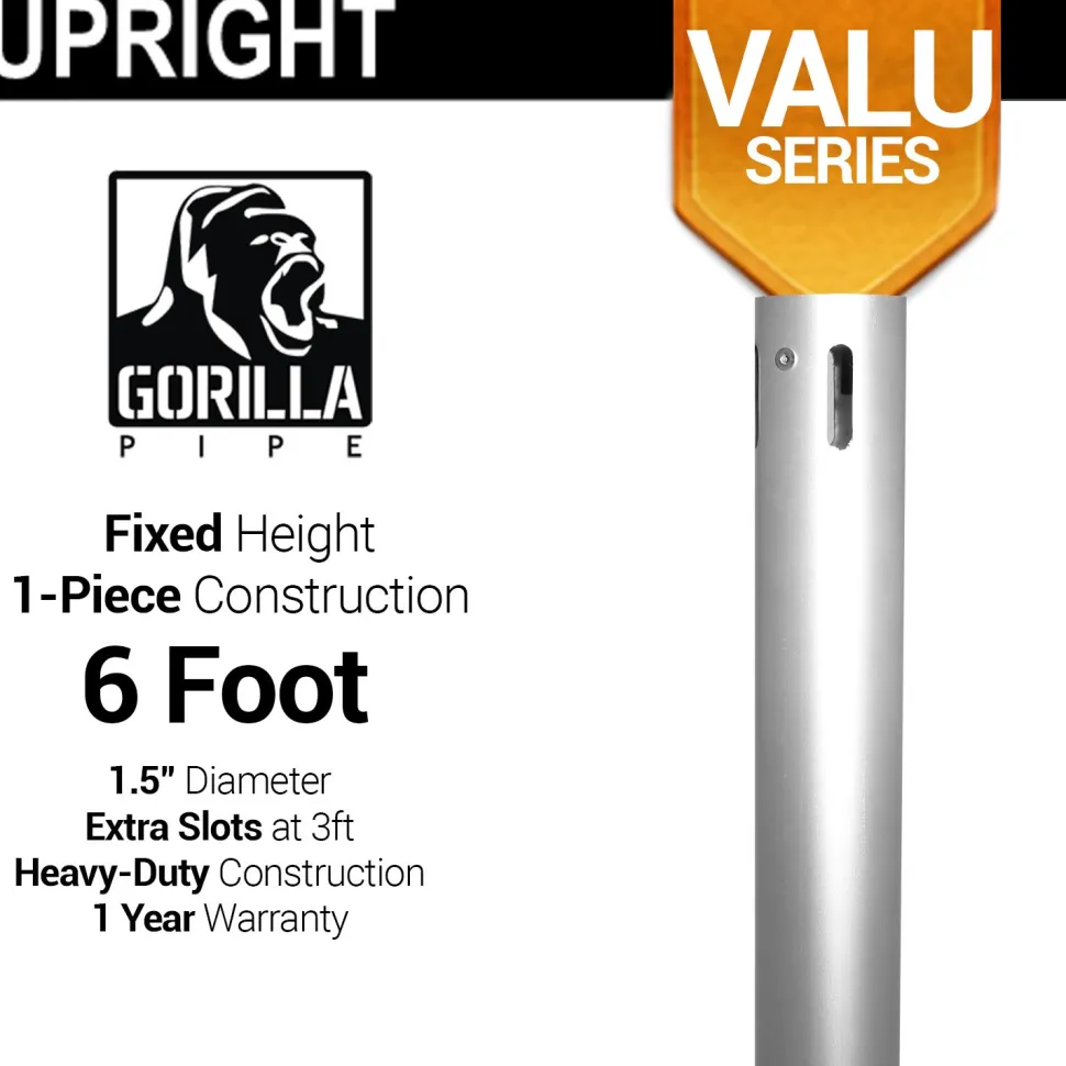 Valu Series - 6ft 1.5" Fixed Upright
