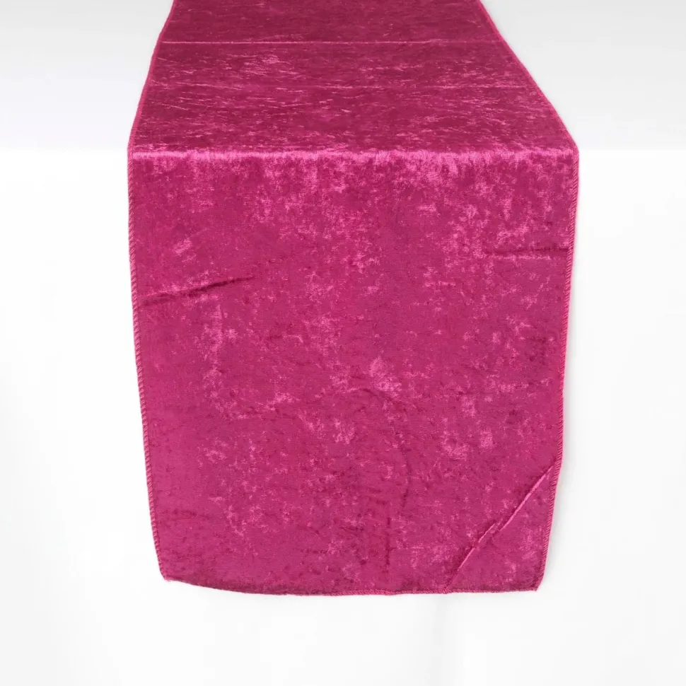 Velvet Table Runner - Magenta