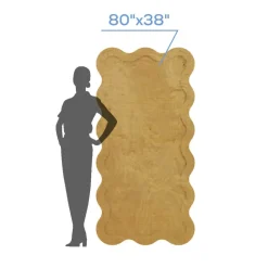 Wavy Collapsing Chiara Wall Panel - 80