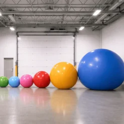 White Giant Inflatable Modern Ball Sphere – Maxorb™ Event Decor – Commercial Installation Sizes