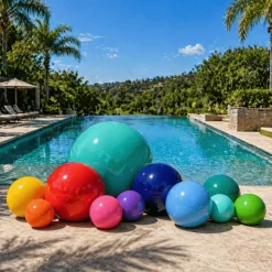 White Giant Inflatable Modern Ball Sphere – Maxorb™ Event Decor – Commercial Installation Sizes