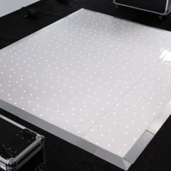 White LED Starlight Dance Floor Kit - 8ft x 8ft (includes Flight Case)