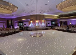 White LED Starlight Dance Floor Kit - 16ft x 16ft (includes Flight Case)