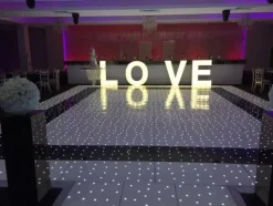 White LED Starlight Dance Floor Kit - 20ft x 20ft (includes Flight Case)