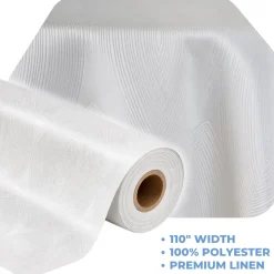 White Sombra by the Yard - 110" Width