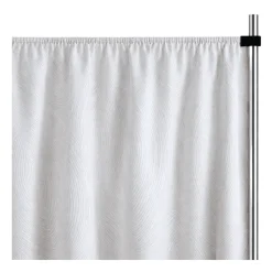 White Sombra Curtain Panel w/ 4