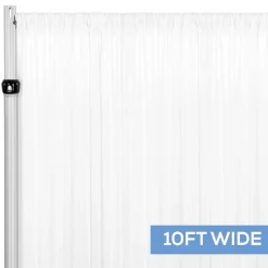 White Spandex Drape by Eastern Mills - 200GSM - 10ft Extra Wide!